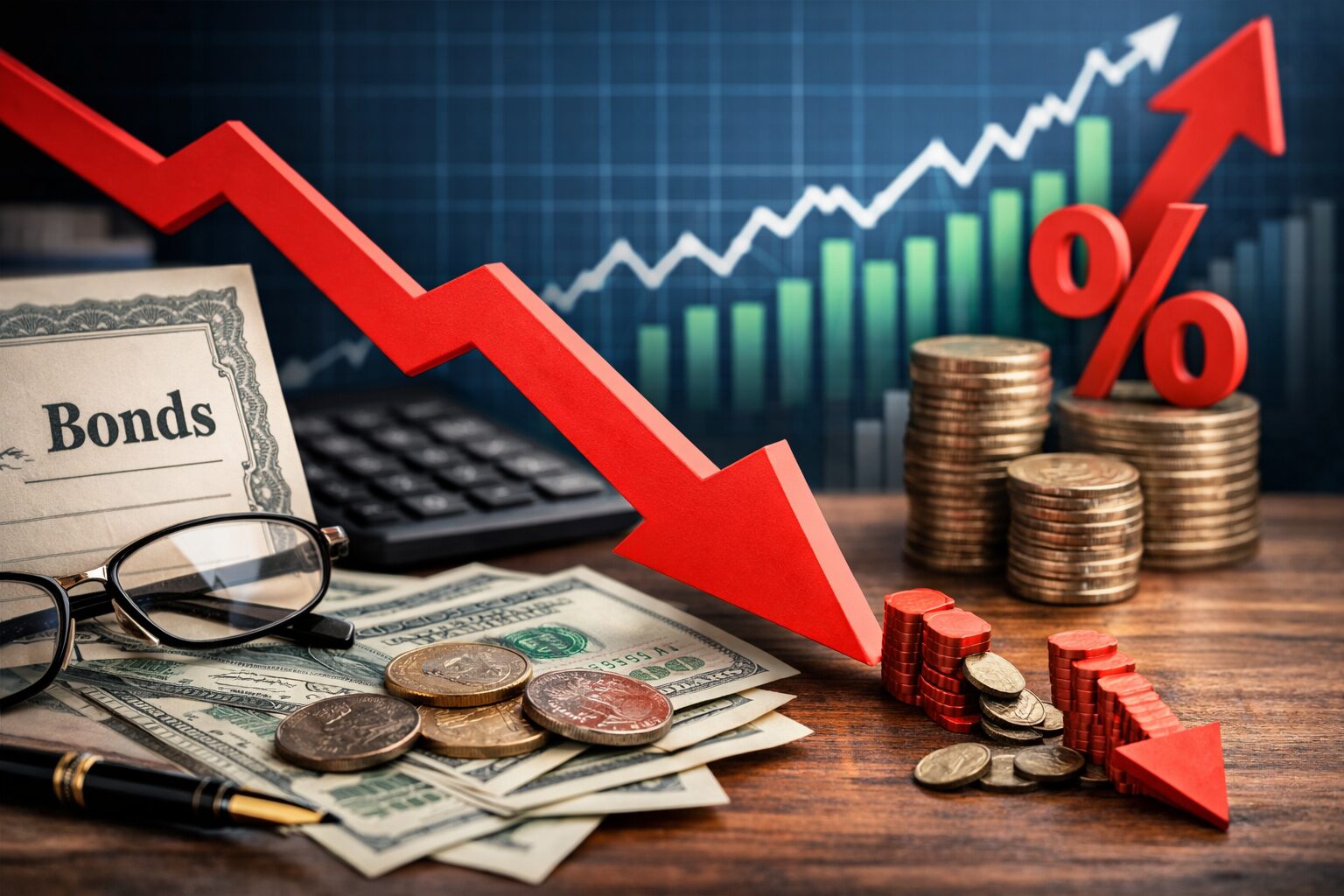 Pourquoi les obligations perdent-elles de la valeur quand les taux montent ? 